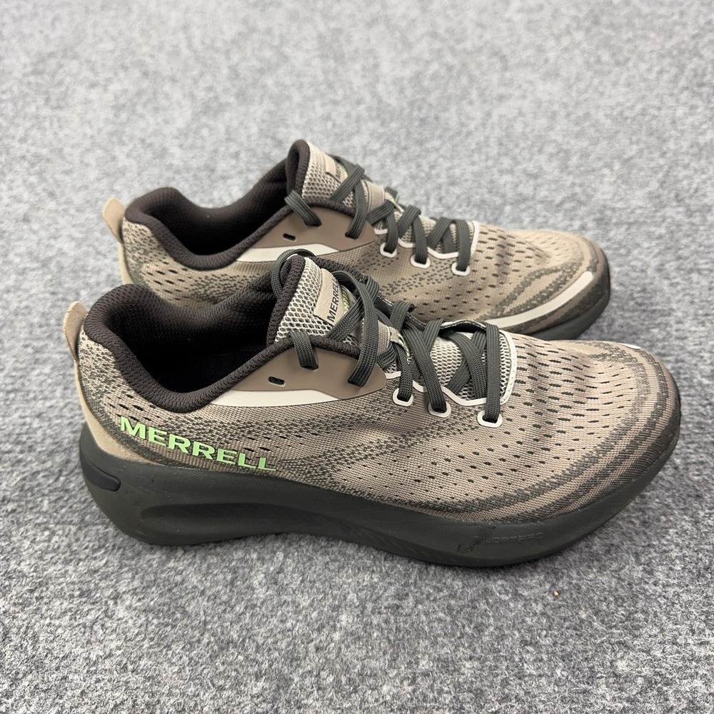 Merrell Morphlite Shoes Mens Size 8 Beige Mesh Trail Running Sneakers J068225